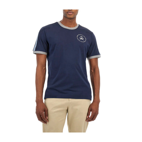 LA MARTINA T-shirt T-shirt Uomo Zaim in cotone Blu aperto A24 - LA MARTINAZMR600JS206 - 07017 - M - Francavilla Moda